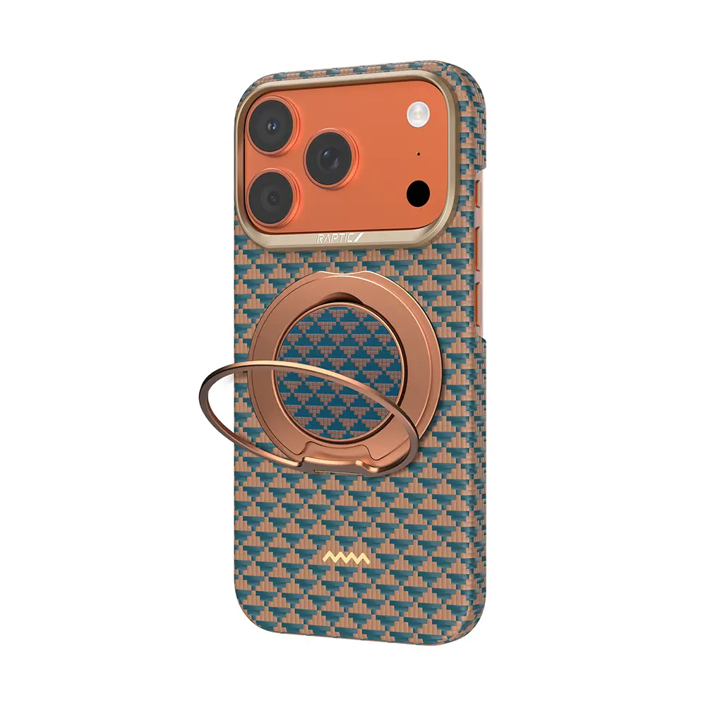 iPhone 17 Pro Standlı Aramid Fiber Kılıf - Raptic Destiny 2'si 1 Arada