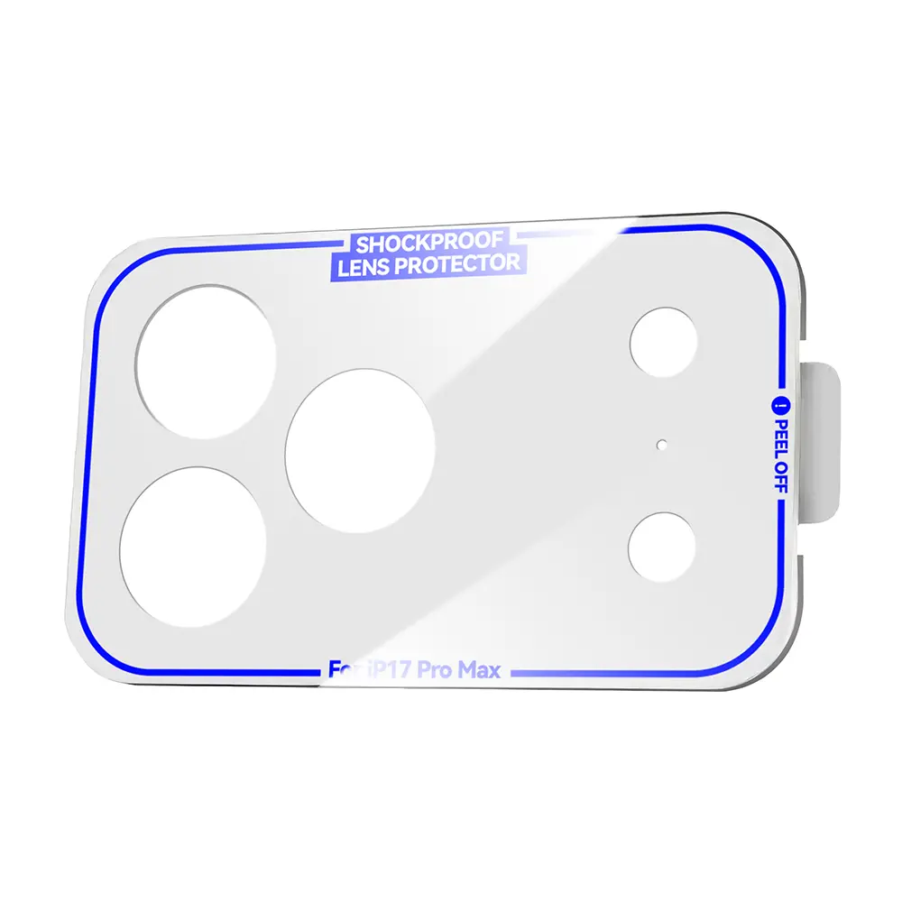 iPhone 17 Pro Şeffaf PET Film Kamera Çerçeve Koruyucu - Mohseven