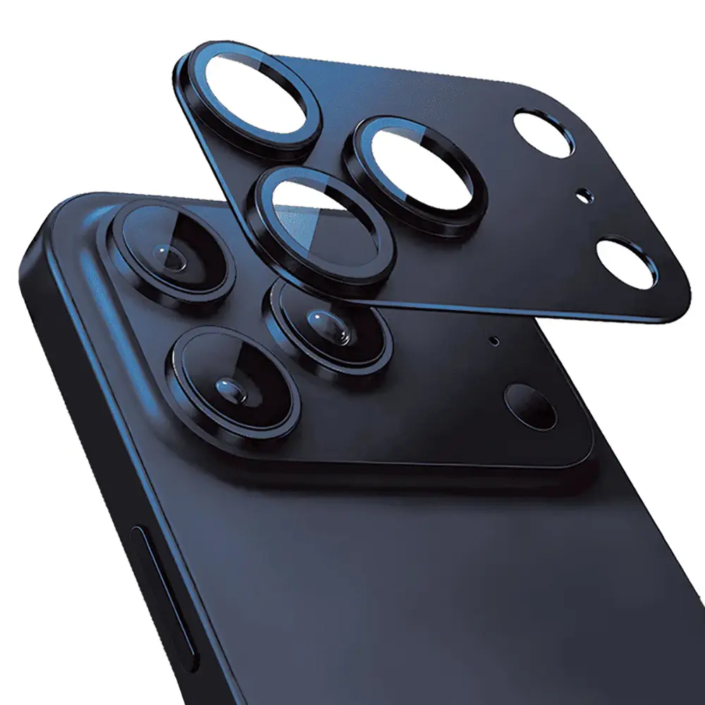 iPhone 17 Pro Max Safir Kamera Lens Koruyucu - Mohseven Alüminyum Kaplamalı