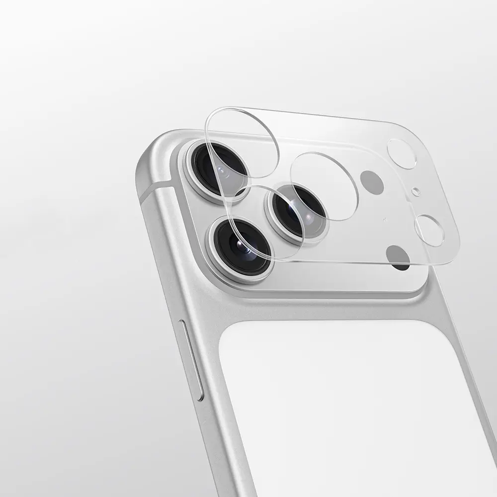 Apple iPhone 17 Pro Max Amazingthing Parmak İzi Bırakmayan Kamera Lens Çerçeve Koruyucu