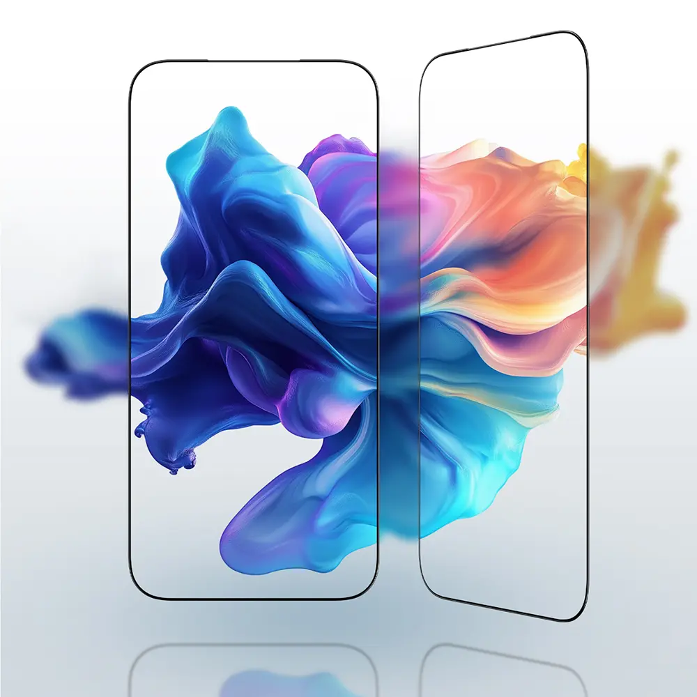 iPhone 17 Pro Max Parmak İzi Bırakmayan Temperli Cam Ekran Koruyucu - Amazingthing Radix