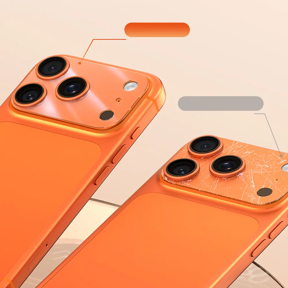 iPhone 17 Pro Max Mat Kamera Lens Koruyucu, 0.35 mm - Benks