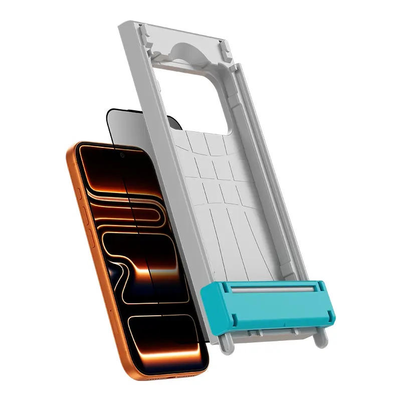 iPhone 17 Pro Max Hayalet Cam Ekran Koruyucu - Benks Glass Warrior 2.0 EZFita