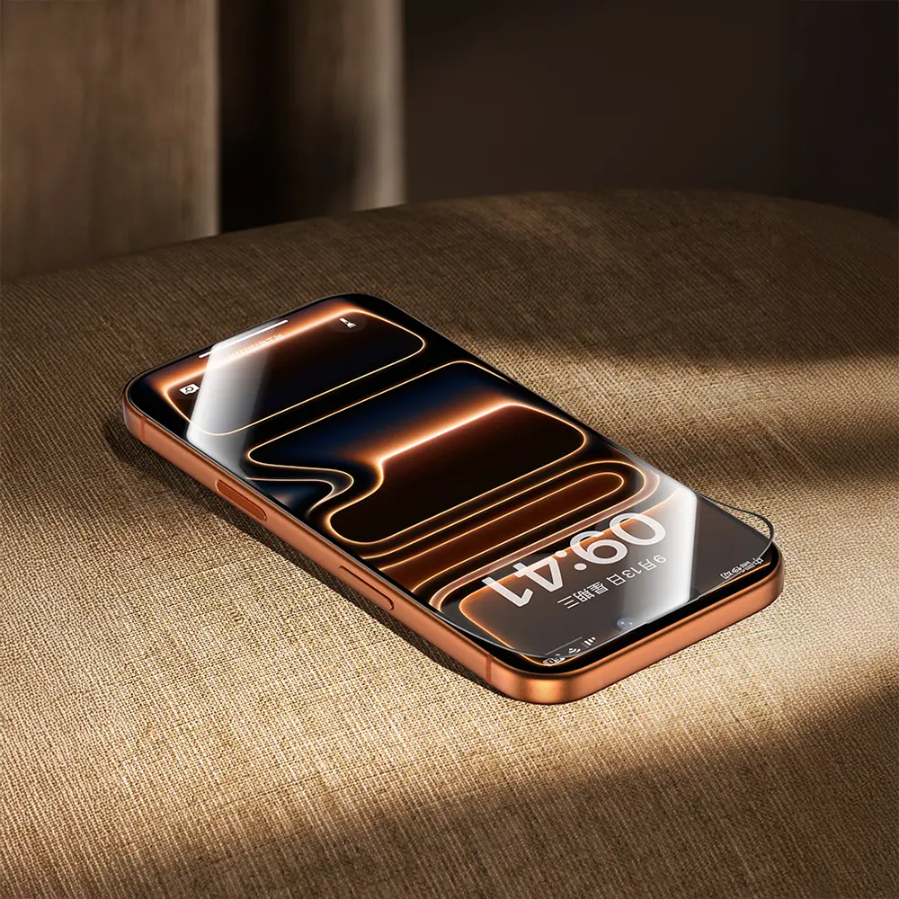 iPhone 17 Pro Max Safir Cam Ekran Koruyucu - Benks Glass Warrior 2.0 EZFita