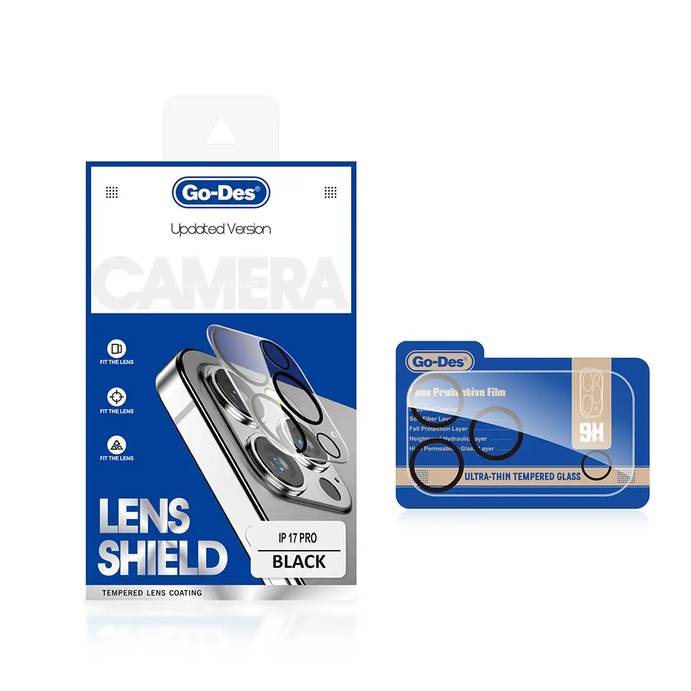 iPhone 17 Pro Max Kamera Lens Koruyucu - Go Des Lens Shield CL-14