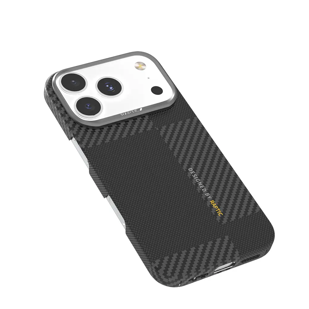 iPhone 17 Pro Max MagSafe Uyumlu Aramid Fiber Kılıf - Raptic Geotik