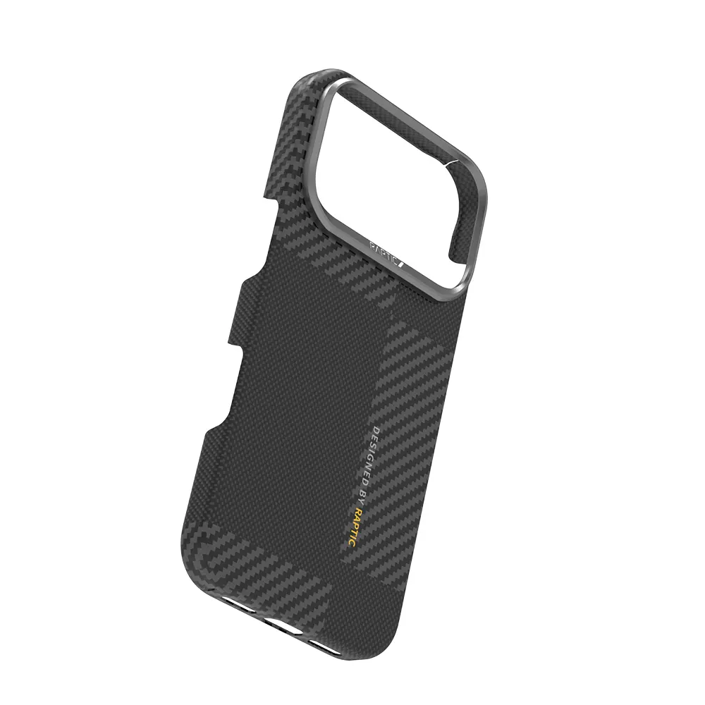iPhone 17 Pro Max MagSafe Uyumlu Aramid Fiber Kılıf - Raptic Geotik
