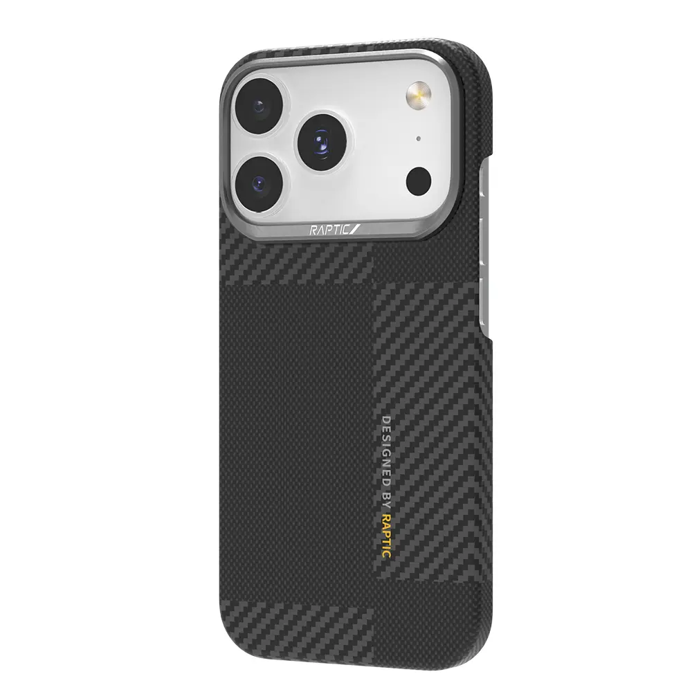 iPhone 17 Pro Max MagSafe Uyumlu Aramid Fiber Kılıf - Raptic Geotik