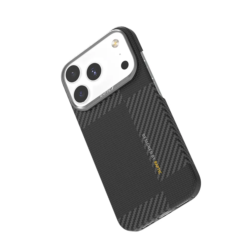 iPhone 17 Pro Max MagSafe Uyumlu Aramid Fiber Kılıf - Raptic Geotik