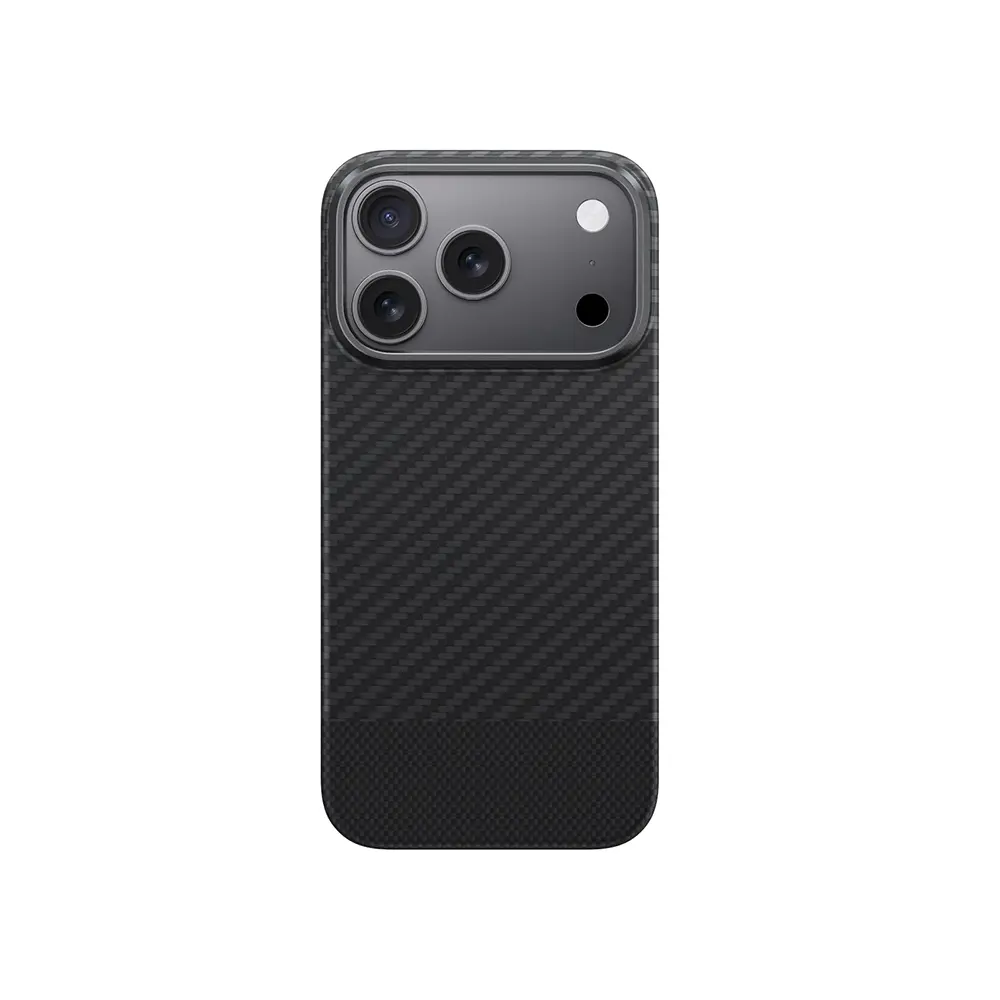 Apple iPhone 17 Pro Max Kılıf M-safe Şarj Özellikli 1500D Aramid Fiber Amazingthing Titan Max Serisi Kapak