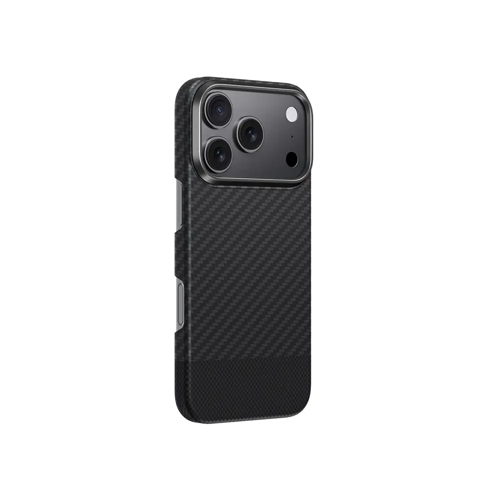 Apple iPhone 17 Pro Max Kılıf M-safe Şarj Özellikli 1500D Aramid Fiber Amazingthing Titan Max Serisi Kapak