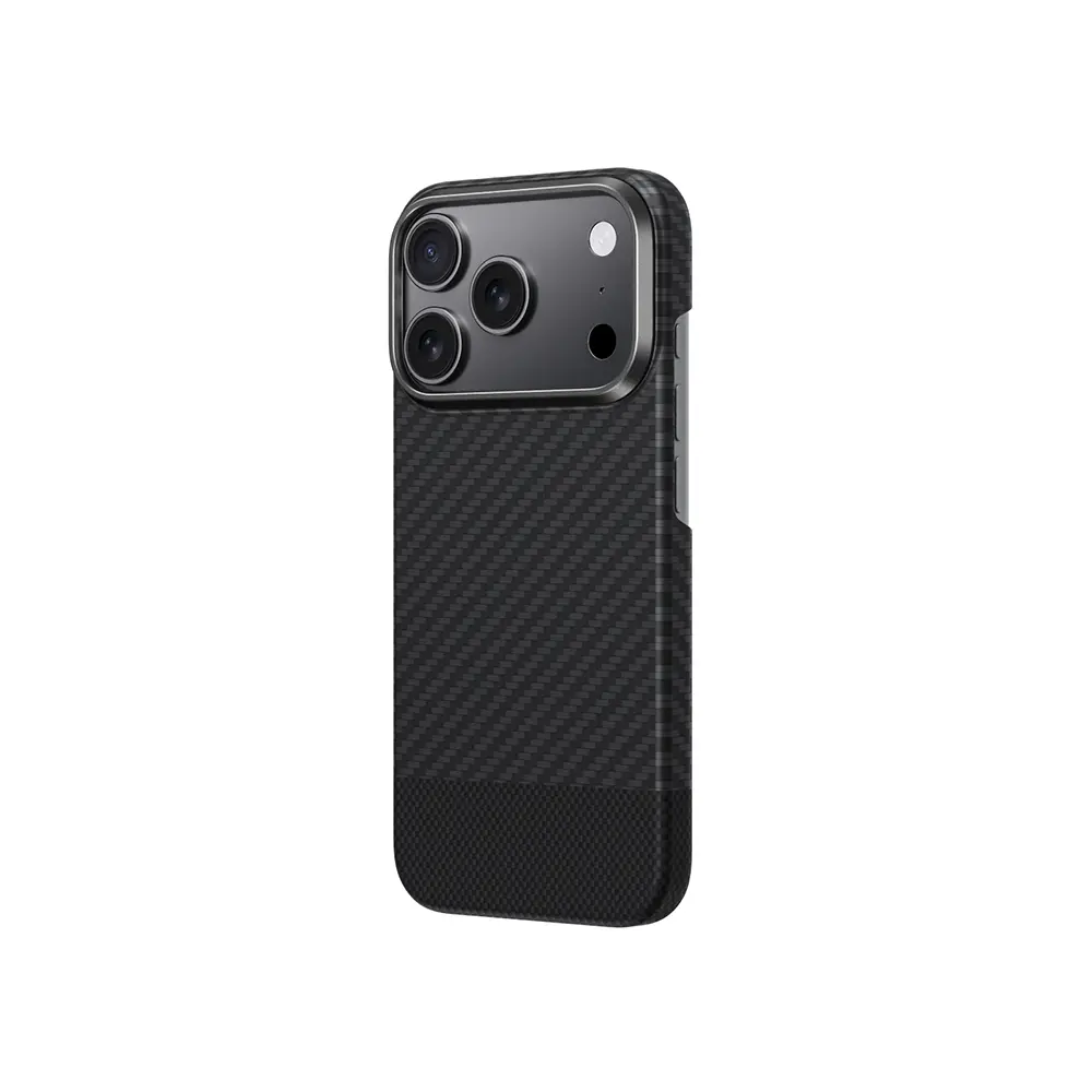 Apple iPhone 17 Pro Max Kılıf M-safe Şarj Özellikli 1500D Aramid Fiber Amazingthing Titan Max Serisi Kapak