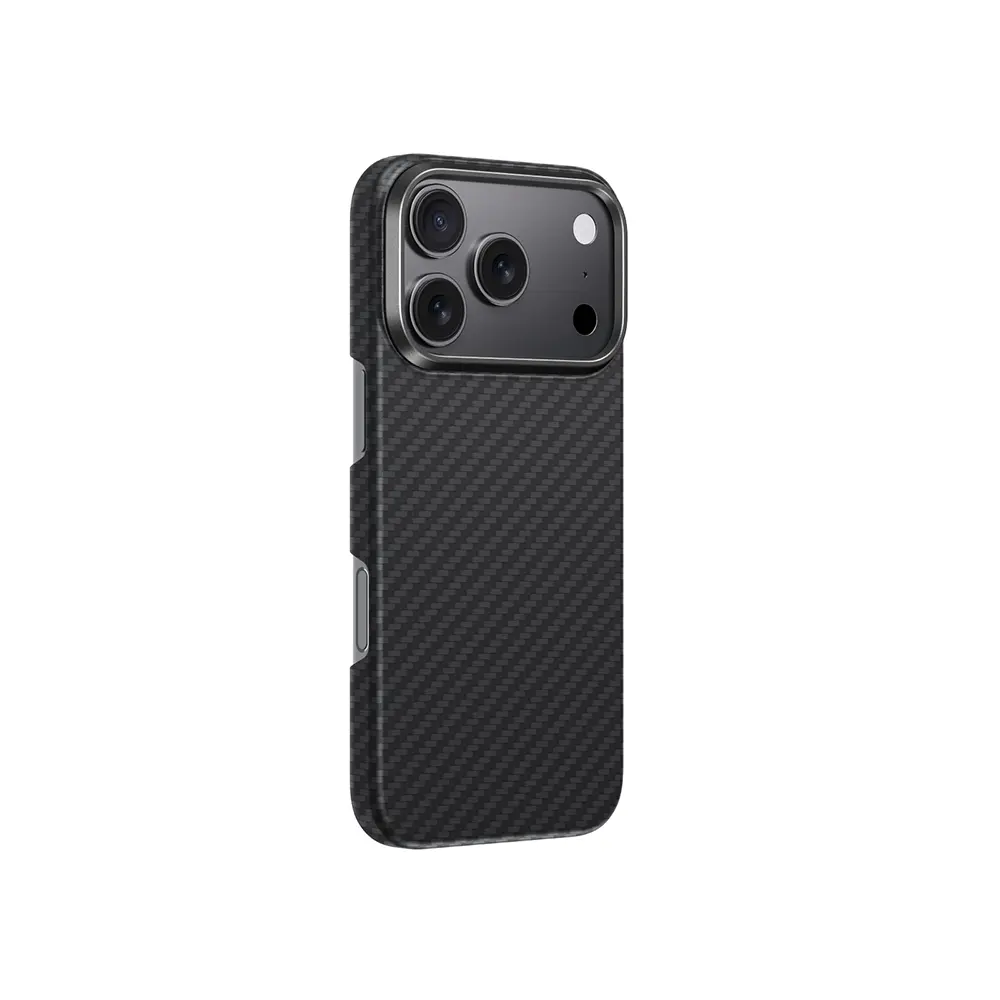 Apple iPhone 17 Pro Max Kılıf M-safe Şarj Özellikli 1500D Aramid Fiber Amazingthing Titan Max Serisi Kapak
