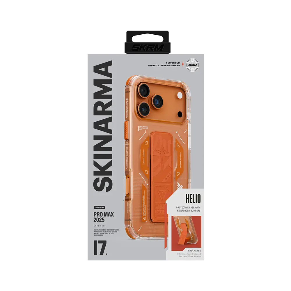 iPhone 17 Pro Max MagSafe Uyumlu Standlı Kılıf - Skinarma Helio