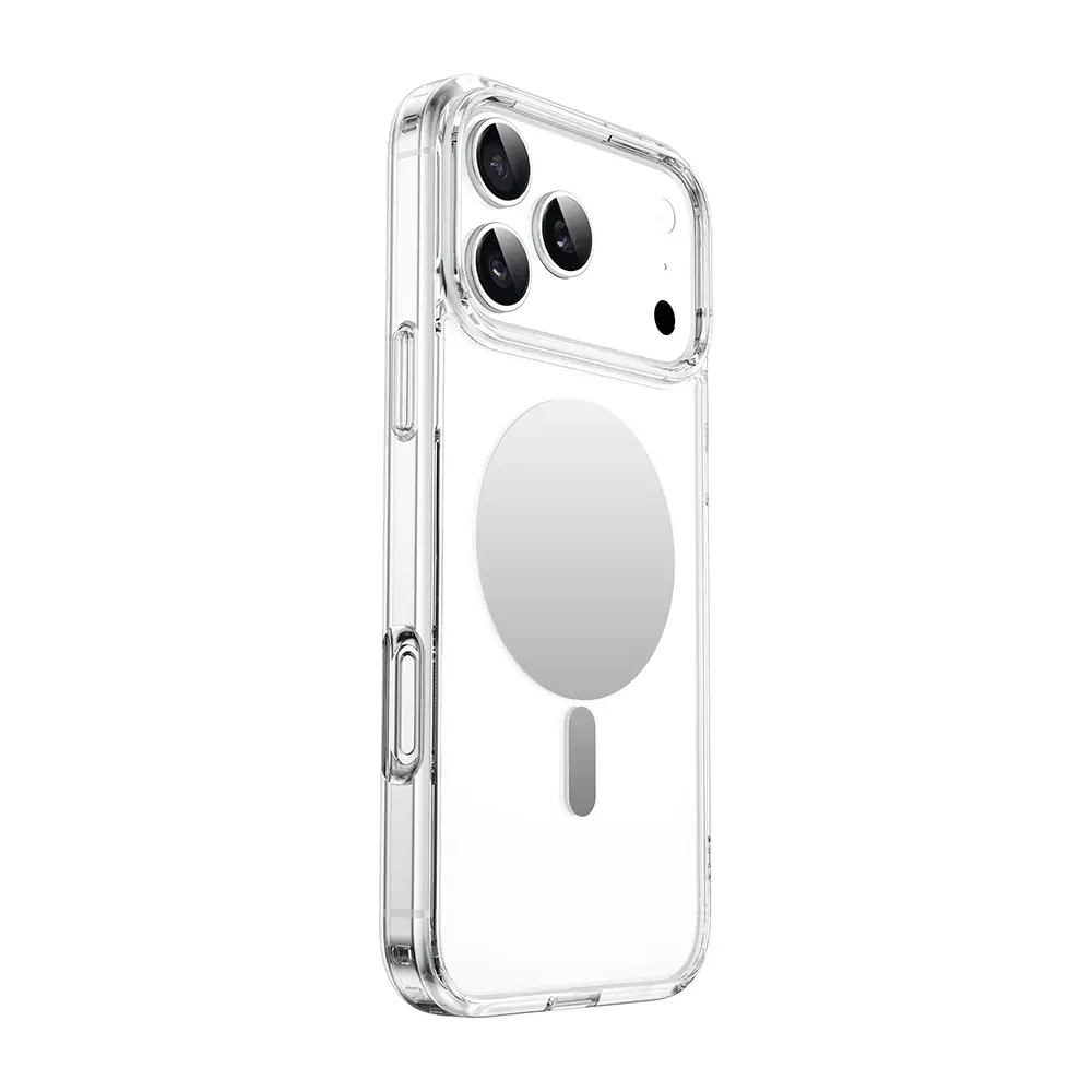 iPhone 17 Pro Max MagSafe Uyumlu Aynalı Şeffaf Kılıf - Wiwu MCC-701