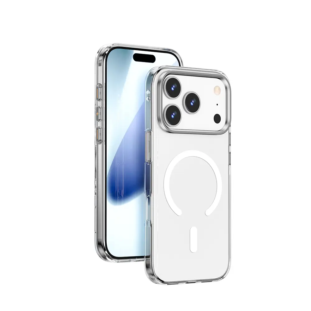iPhone 17 Pro Max MagSafe Uyumlu Şeffaf Sert PC Kılıf - Wiwu YXK-208
