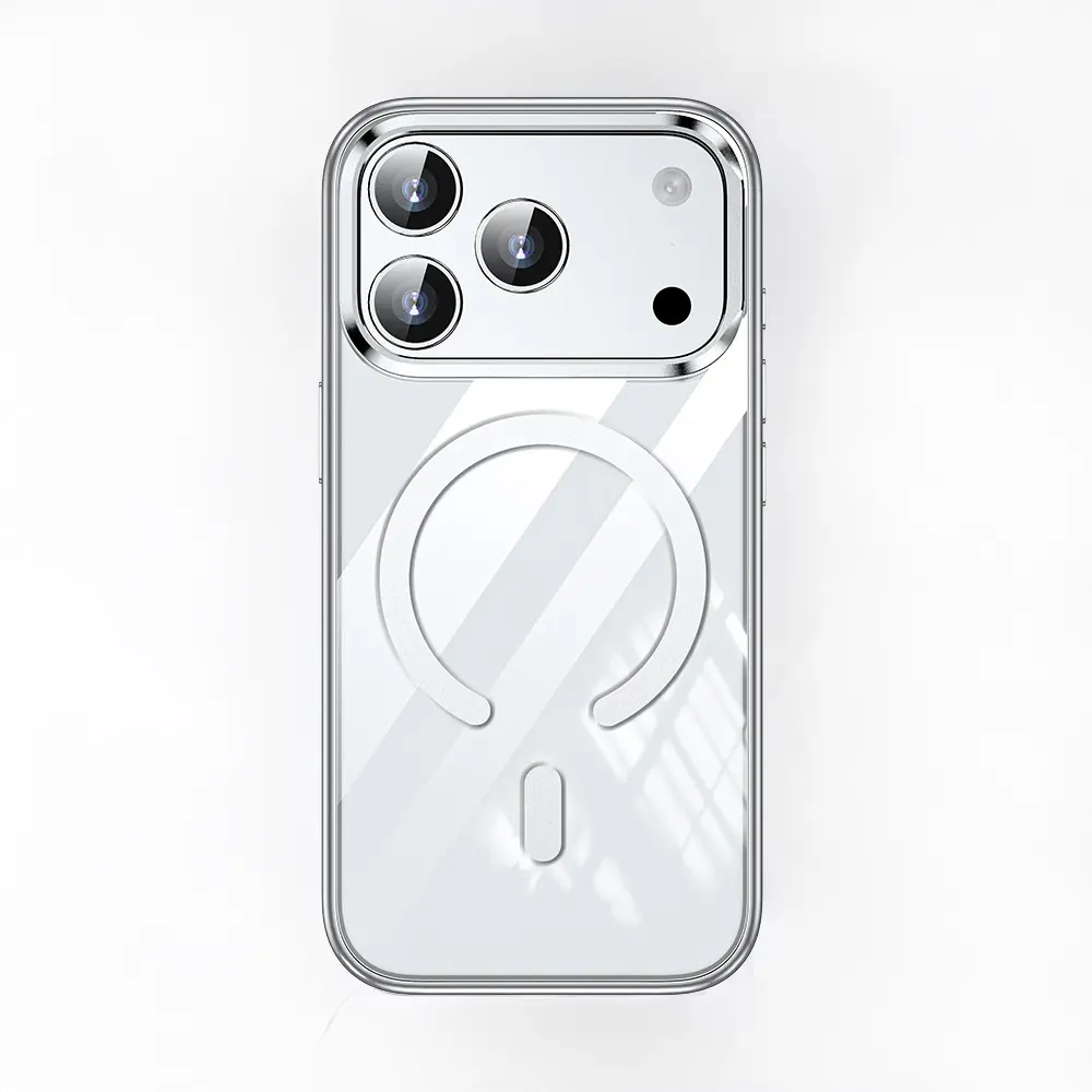 iPhone 17 Pro Max MagSafe Uyumlu Standlı Şeffaf Kılıf - Wlons Efsane