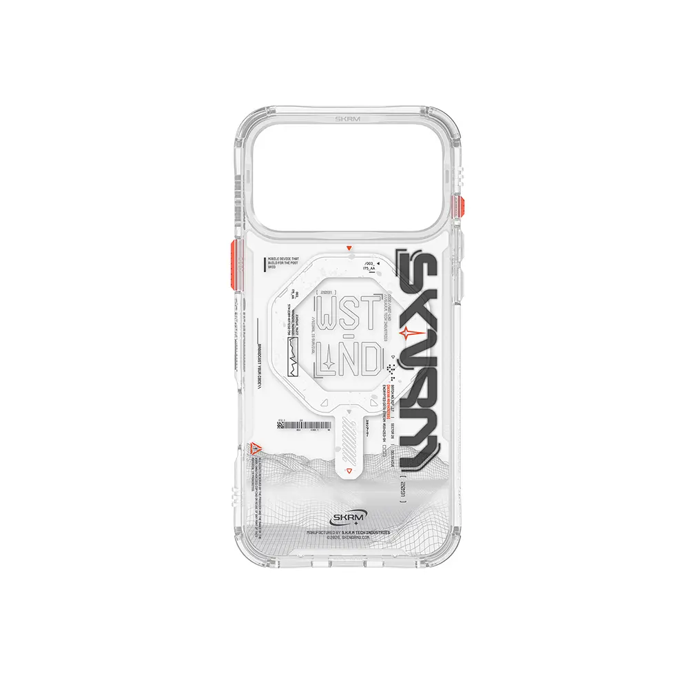 iPhone 17 Pro Max MagSafe Uyumlu Yazı Desenli Kılıf - Skinarma Sonix