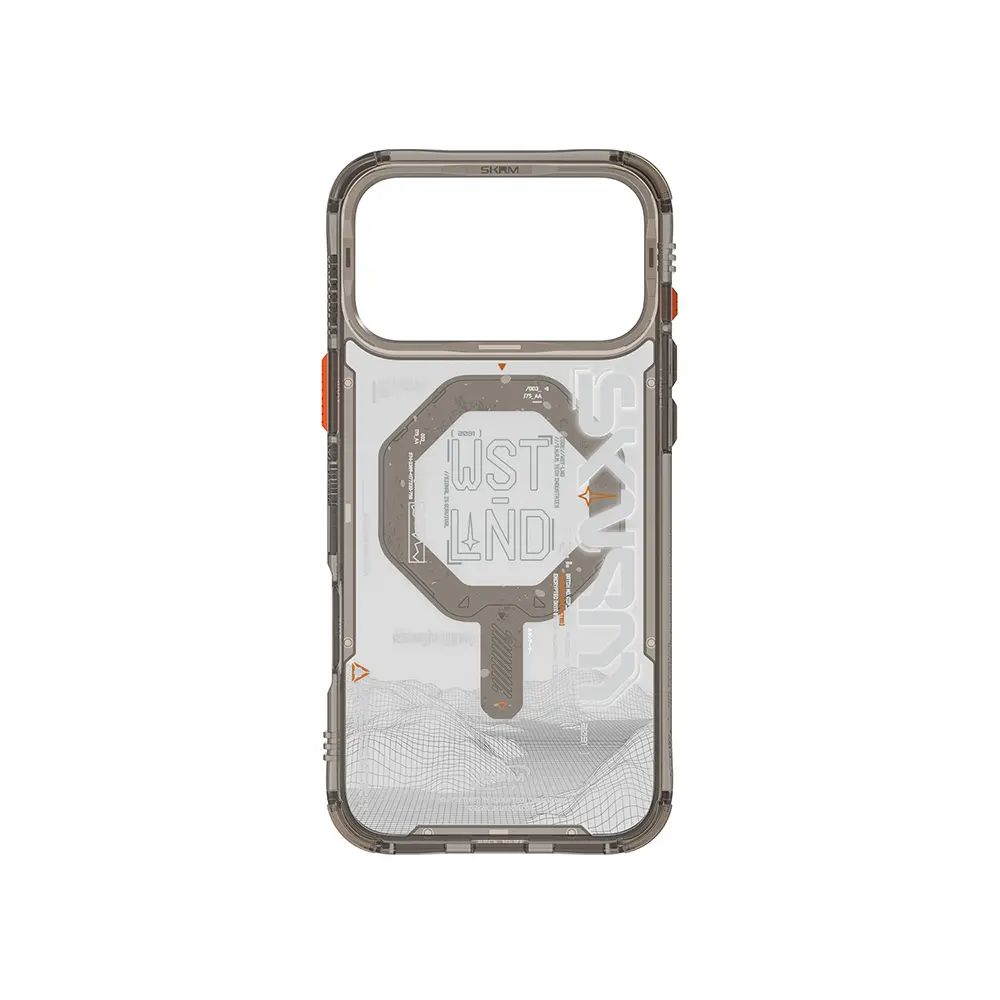 iPhone 17 Pro Max MagSafe Uyumlu Yazı Desenli Kılıf - Skinarma Sonix