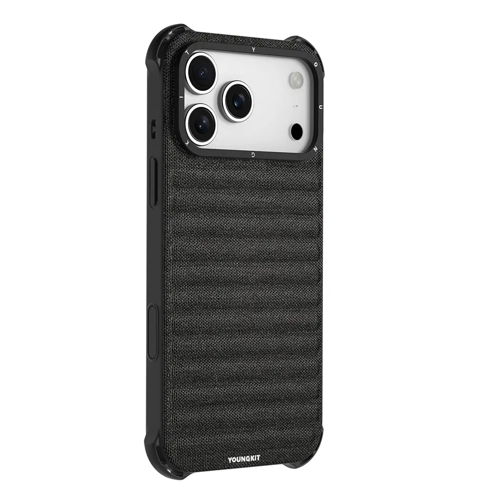 iPhone 17 Pro Max MagSafe Uyumlu Kumaş Kılıf - Youngkit Canvas