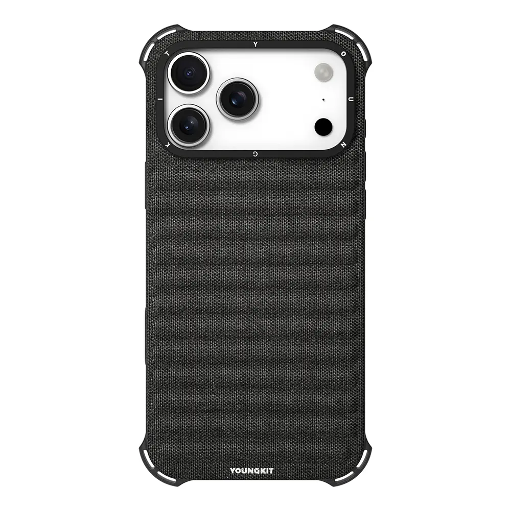 iPhone 17 Pro Max MagSafe Uyumlu Kumaş Kılıf - Youngkit Canvas