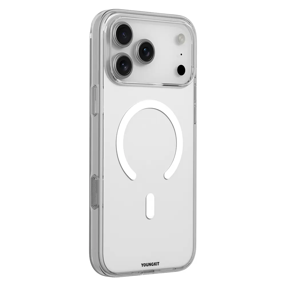 iPhone 17 Pro Max MagSafe Uyumlu Şeffaf Kılıf - Youngkit Clear