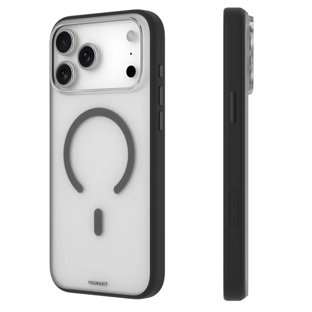 iPhone 17 Pro Max MagSafe Uyumlu Şeffaf Kılıf - Youngkit Clear