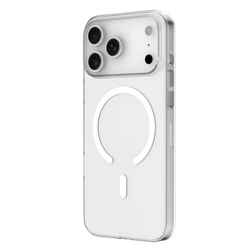 iPhone 17 Pro Max MagSafe Uyumlu Şeffaf Kılıf - Youngkit High Definition