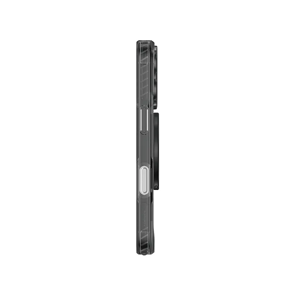 iPhone 17 Pro Max MagSafe Uyumlu Yüzük Standlı Şeffaf Kılıf - Amazingthing Titan Pro
