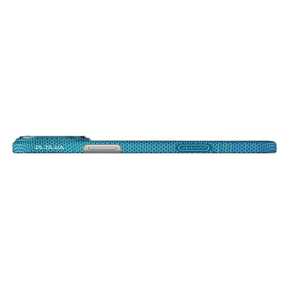 iPhone 17 Pro Max MagSafe Uyumlu Aramid Fiber Kılıf - Pitaka Glints of Gold Ultra Slim