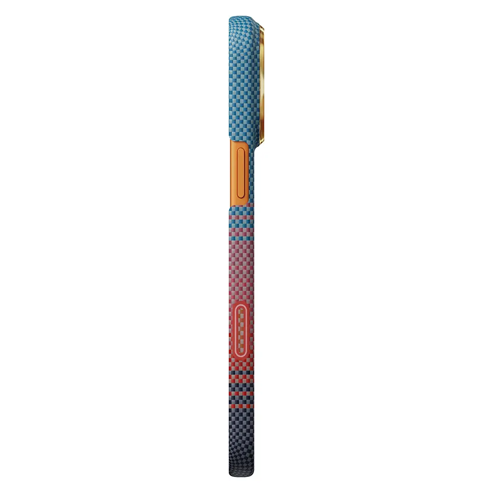 iPhone 17 Pro Max MagSafe Uyumlu Aramid Fiber Kılıf - Pitaka Sunset 2.0 California Dream