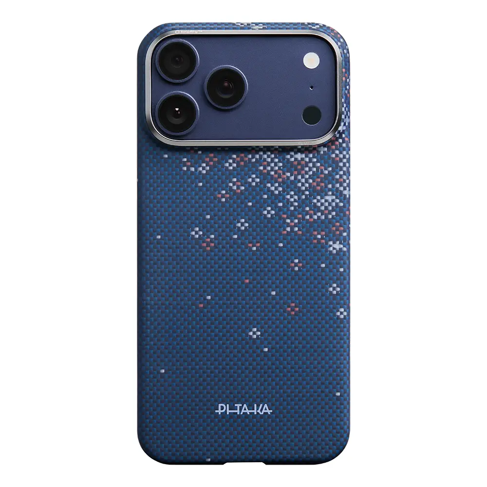 iPhone 17 Pro Max MagSafe Uyumlu Aramid Fiber Kılıf - Pitaka Sakura Hours