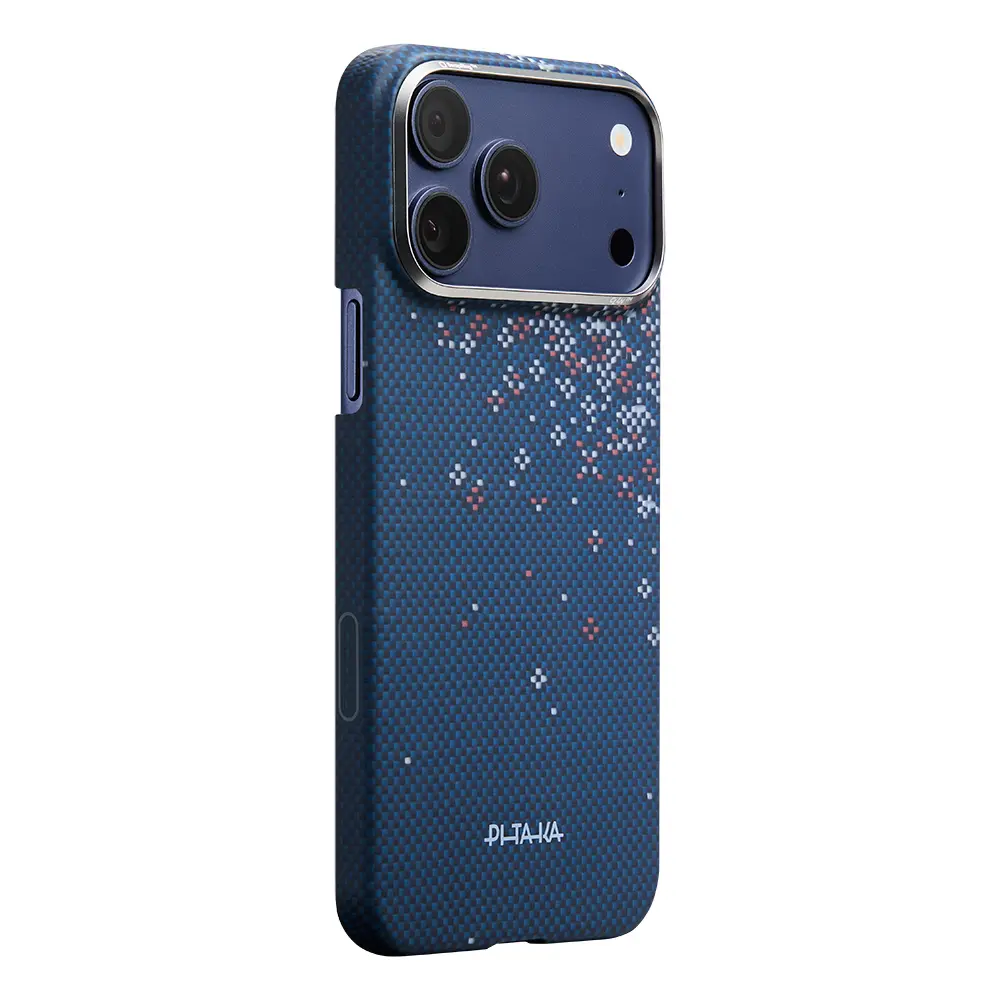 iPhone 17 Pro Max MagSafe Uyumlu Aramid Fiber Kılıf - Pitaka Sakura Hours