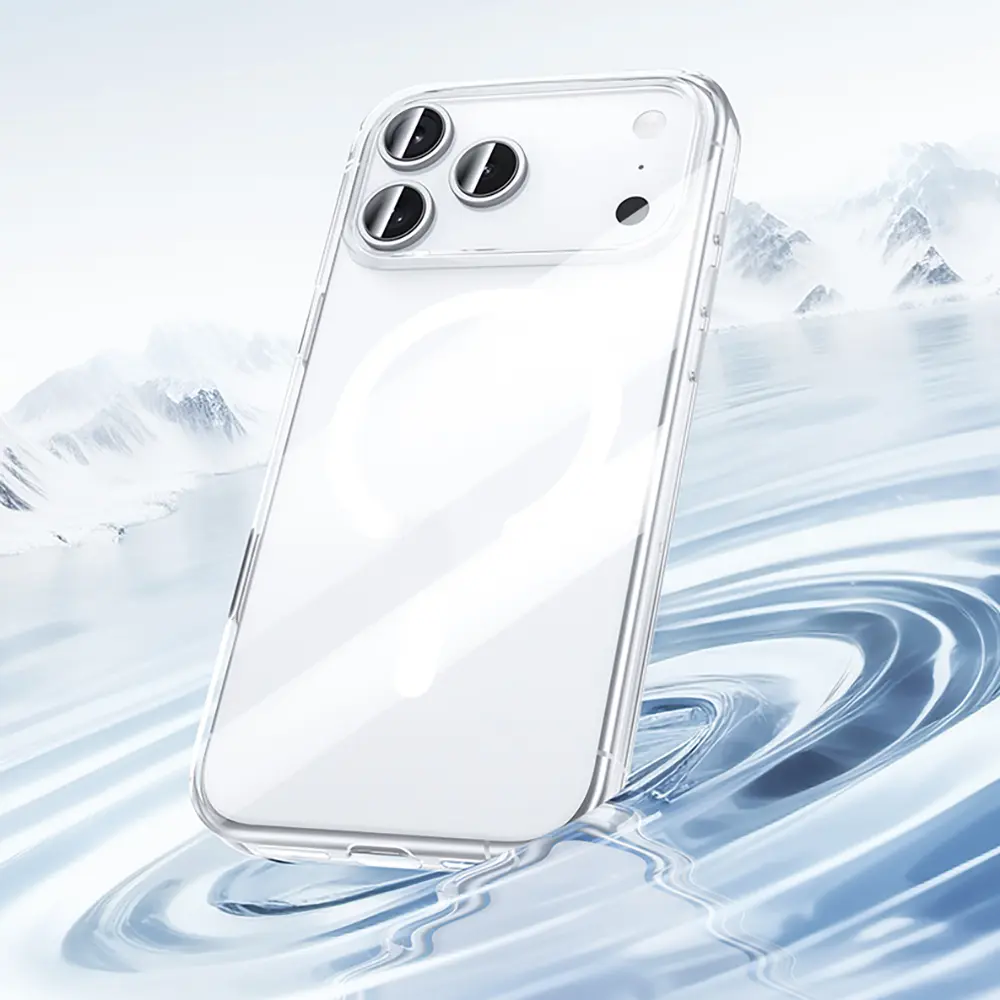 Apple iPhone 17 Pro Max Kılıf M-safe Şarj Özellikli Benks Crystal Serisi Şeffaf Kapak