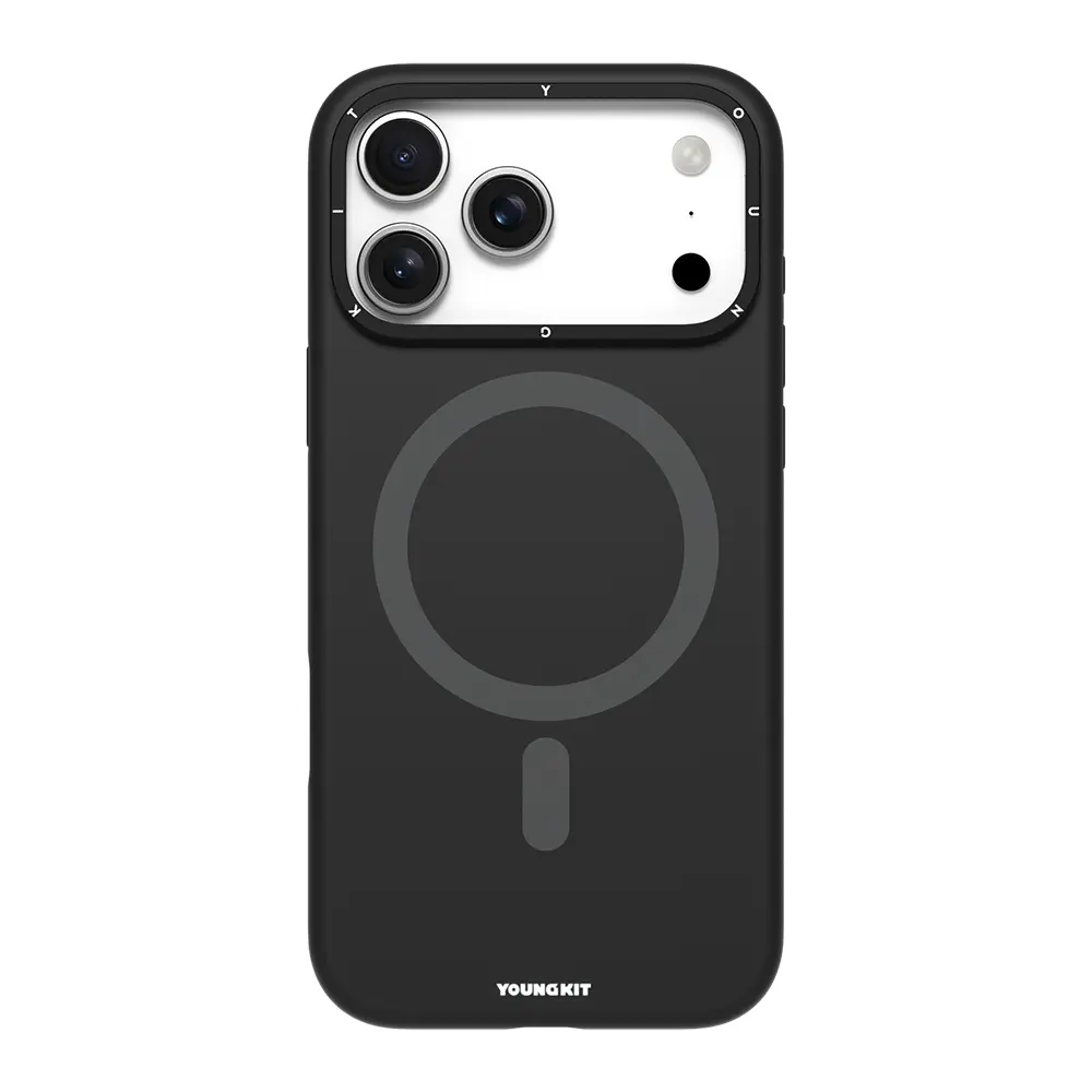 iPhone 17 Pro Max MagSafe Uyumlu Kamera Standlı Kılıf - Youngkit Gel Cream