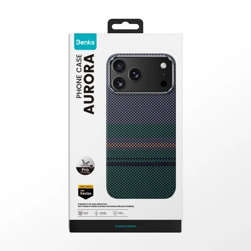 iPhone 17 Pro Max MagSafe Uyumlu Kevlar Kılıf - Benks Aurora ArmorPro