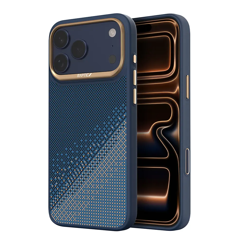 iPhone 17 Pro Max MagSafe Uyumlu Aramid Fiber Kılıf - Raptic Dual Serenity