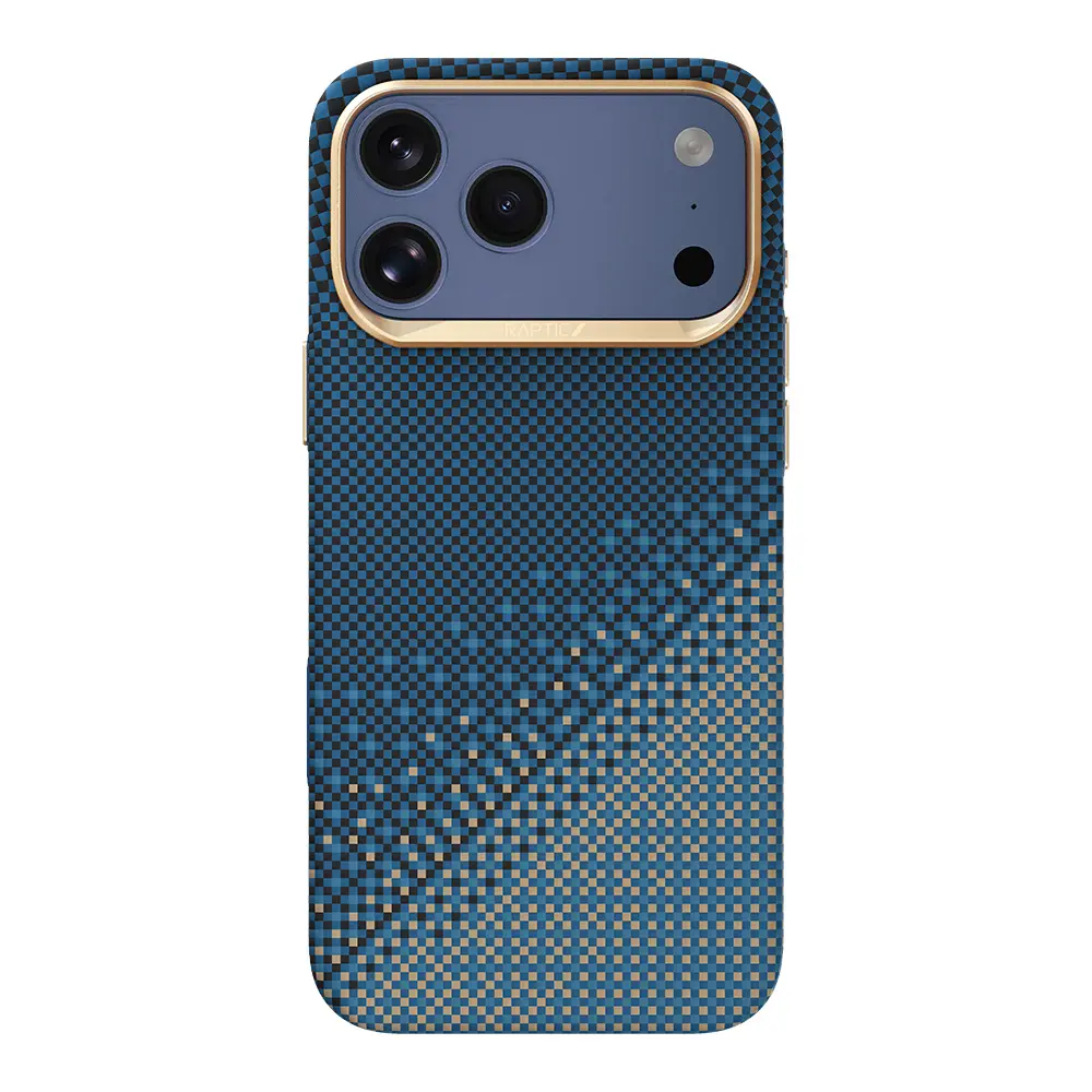 iPhone 17 Pro Max MagSafe Uyumlu Aramid Fiber Kılıf - Raptic Aramid Dual Ultra Serenity