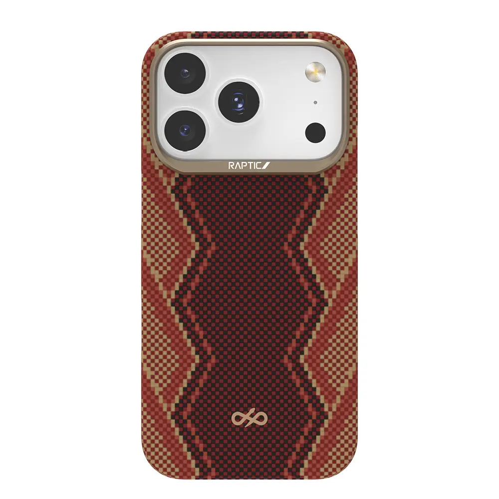 iPhone 17 Pro Max MagSafe Uyumlu Kılıf - Raptic Aramid Skin Bionic