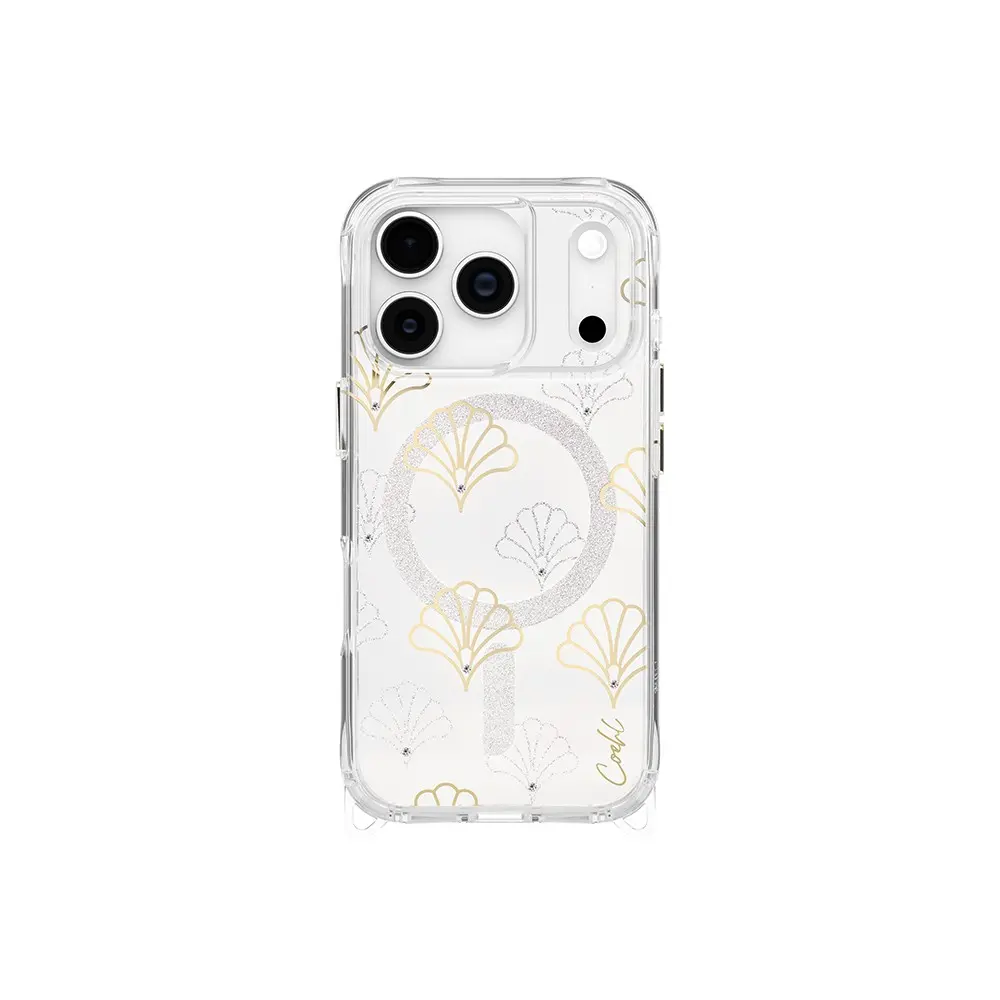 iPhone 17 Pro Max MagSafe Uyumlu Şeffaf Desenli Kılıf - Coehl Maree