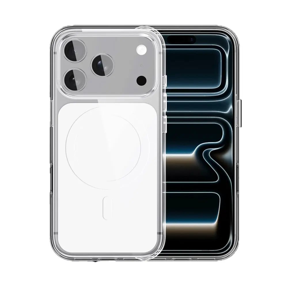 iPhone 17 Pro Max MagSafe Uyumlu Şeffaf Kılıf - Wlons Apel