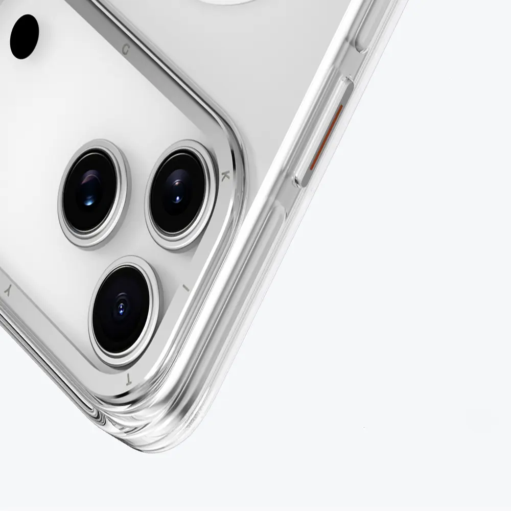Apple iPhone 17 Pro Max Kılıf M-safe Şarj Özellikli Şeffaf Youngkit Crystal Shield Serisi Kapak