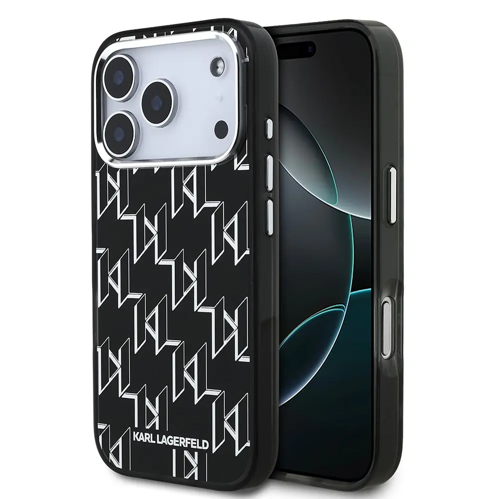 iPhone 17 Pro Max MagSafe Uyumlu Kılıf - Karl Lagerfeld IML Monogram
