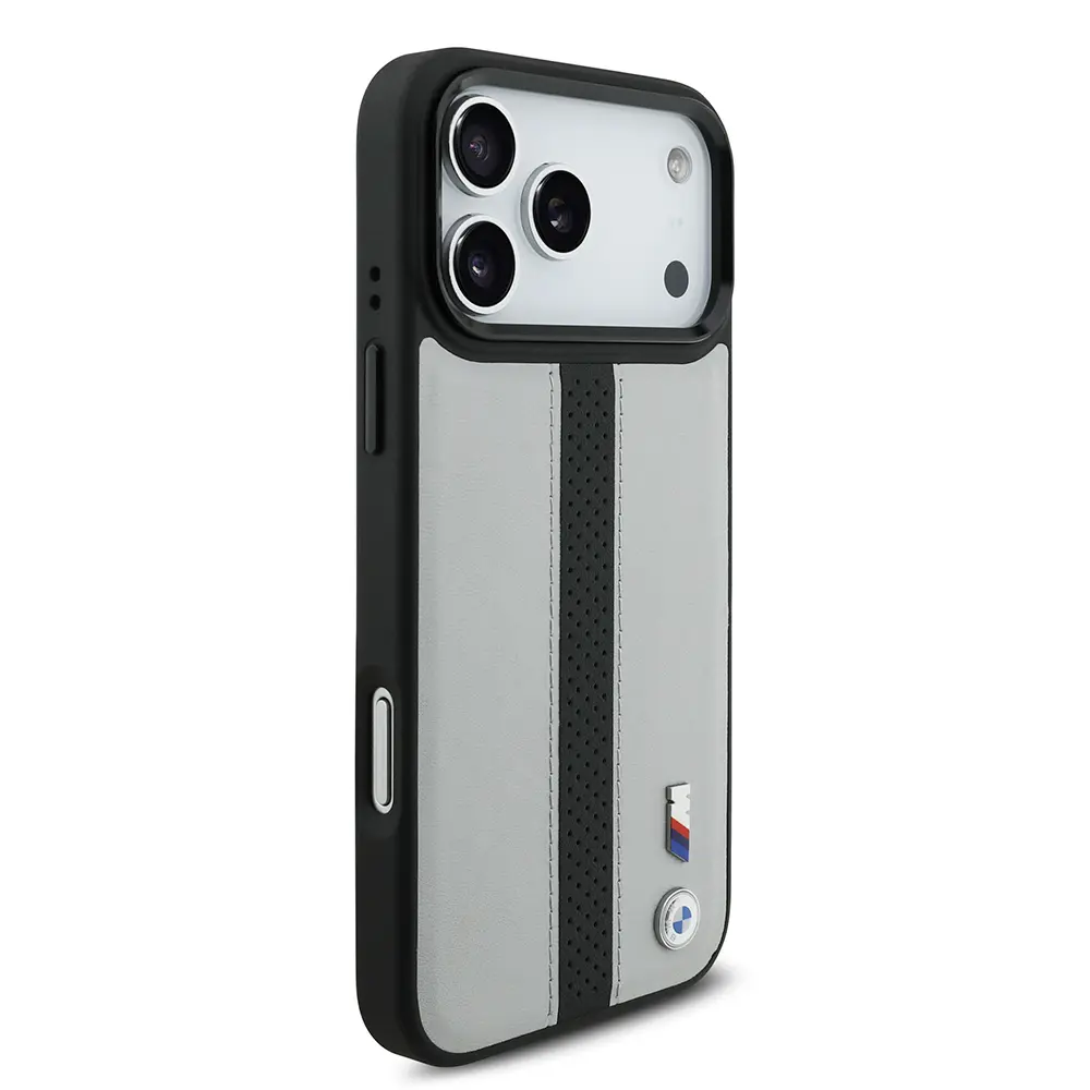 iPhone 17 Pro Max MagSafe Uyumlu Deri Kılıf - BMW Lisanslı