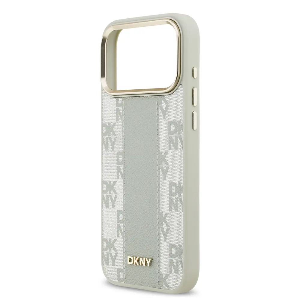 iPhone 17 Pro Max MagSafe Uyumlu 3D Checkered Pattern Kılıf - DKNY