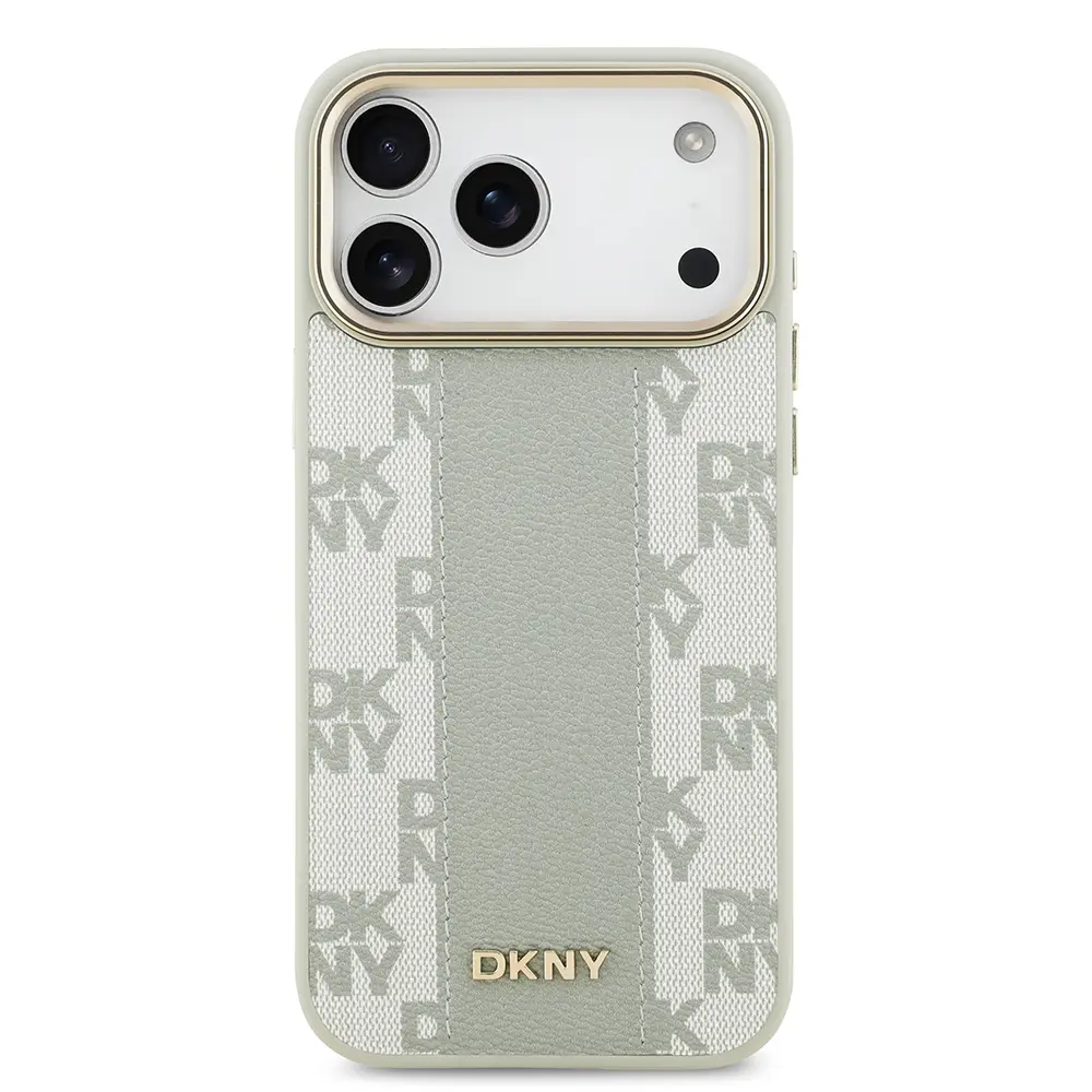 iPhone 17 Pro Max MagSafe Uyumlu 3D Checkered Pattern Kılıf - DKNY