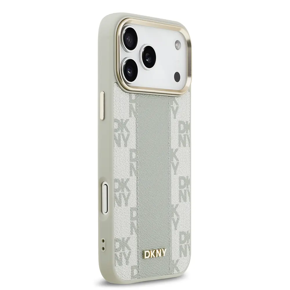 iPhone 17 Pro Max MagSafe Uyumlu 3D Checkered Pattern Kılıf - DKNY