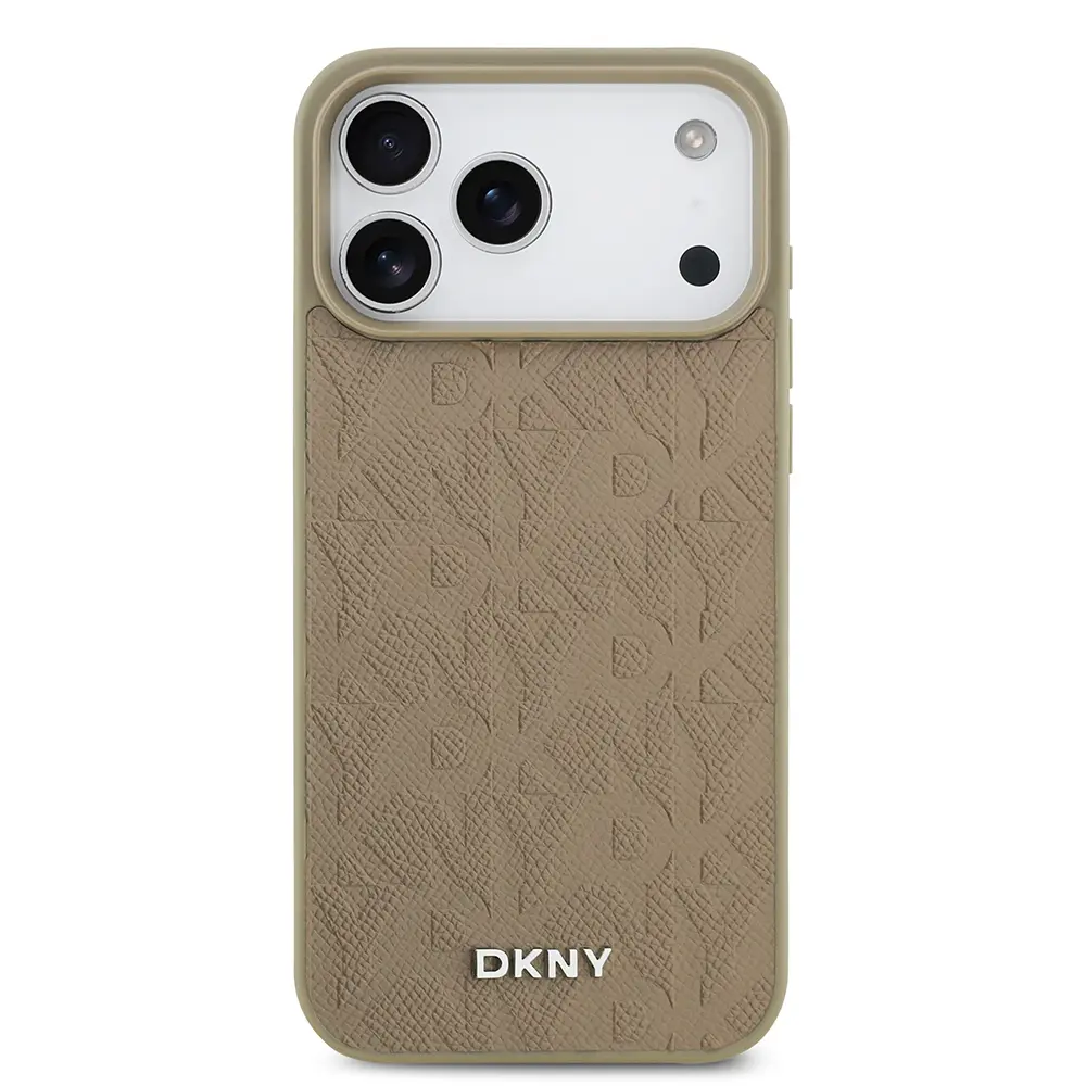 iPhone 17 Pro Max MagSafe Uyumlu Kılıf - DKNY Lisanslı Grid Pattern