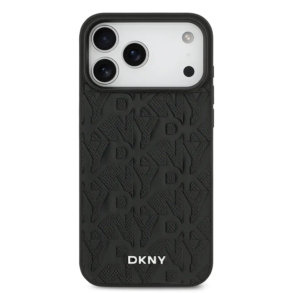 iPhone 17 Pro Max MagSafe Uyumlu Kılıf - DKNY Lisanslı Grid Pattern