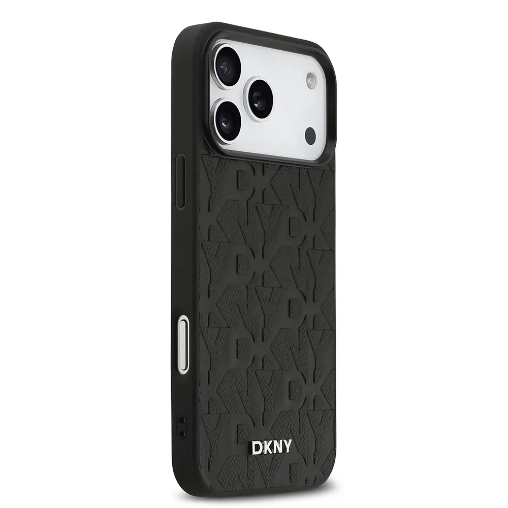 iPhone 17 Pro Max MagSafe Uyumlu Kılıf - DKNY Lisanslı Grid Pattern